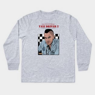 Taxi Driver 2 Kids Long Sleeve T-Shirt